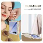 For Samsung Galaxy Z Flip7 5G Starry  Case-film Integrated Shockproof Phone Case(Champagne gold) - 3