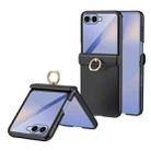 For Samsung Galaxy Z Flip7 5G Starry  Case-film Integrated Shockproof Phone Case(Black) - 1