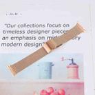 For Samsung Galaxy Watch Ultra 47mm / Ultra 2025 Turtle Buckle Milanese Metal Watch Band(Rose Gold) - 3
