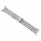 For Samsung Galaxy Watch Ultra 47mm / Ultra 2025 Three Beads Stainless Steel Watch Band(Silver) - 3