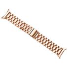 For Samsung Galaxy Watch Ultra 47mm / Ultra 2025 Three Beads Stainless Steel Watch Band(Rose Gold) - 3