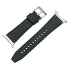 For Samsung Galaxy Watch Ultra 47mm / Ultra 2025 Silver Buckle Nappa Genuine Leather Watch Band(Blue) - 2