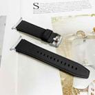 For Samsung Galaxy Watch Ultra 47mm / Ultra 2025 Dual Sides Lychee Genuine Leather Watch Band(Black) - 3