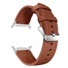 For Samsung Galaxy Watch Ultra 47mm / Ultra 2025 Dual Sides Lychee Genuine Leather Watch Band(Coffee) - 2