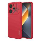For Tecno Pova 6 4G ENKAY Liquid Silicone Soft Shockproof Phone Case(Red) - 1