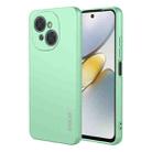 For Tecno Spark Go 1 / Pop 9 ENKAY Liquid Silicone Soft Shockproof Phone Case(Light Green) - 1