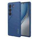 For Tecno Camon 40 Pro 4G ENKAY Liquid Silicone Soft Shockproof Phone Case(Dark Blue) - 1
