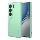 For Tecno Camon 40 Pro 4G ENKAY Liquid Silicone Soft Shockproof Phone Case(Light Green) - 1