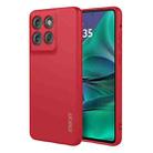 For Motorola Moto G Stylus 5G 2025 ENKAY Liquid Silicone Soft Shockproof Phone Case(Red) - 1