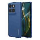 For Motorola Edge 5G 2025 ENKAY Liquid Silicone Soft Shockproof Phone Case(Dark Blue) - 1
