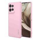 For Motorola Edge 50 5G ENKAY Liquid Silicone Soft Shockproof Phone Case(Pink) - 1