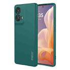 For Motorola Edge 50 Fusion 5G ENKAY Liquid Silicone Soft Shockproof Phone Case(Dark Green) - 1