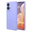 For Motorola Edge 50 Fusion 5G ENKAY Liquid Silicone Soft Shockproof Phone Case(Purple) - 1