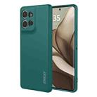 For Motorola Edge 50 Neo ENKAY Liquid Silicone Soft Shockproof Phone Case(Dark Green) - 1