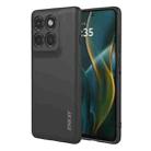 For Motorola Edge 60 Pro 5G ENKAY Liquid Silicone Soft Shockproof Phone Case(Black) - 1