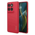 For Motorola Edge 60 Pro 5G ENKAY Liquid Silicone Soft Shockproof Phone Case(Red) - 1