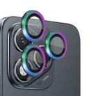 For Honor 400 Lite Global NORTHJO Camera Lens Protector CD Metal Ring Tempered Glass Film(Colorful) - 2