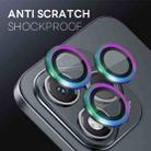 For Honor 400 Lite Global NORTHJO Camera Lens Protector CD Metal Ring Tempered Glass Film(Colorful) - 3