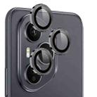For Honor 400 Pro Global 160.8mm NORTHJO Camera Lens Protector CD Metal Ring Tempered Glass Film(Black) - 2