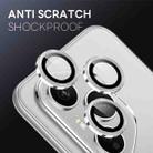 For Honor 400 Pro Global 160.8mm NORTHJO Camera Lens Protector CD Metal Ring Tempered Glass Film(Silver) - 3
