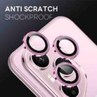 For Honor 400 Pro Global 160.8mm NORTHJO Camera Lens Protector CD Metal Ring Tempered Glass Film(Pink) - 3