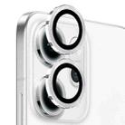 For OPPO Reno14 Global NORTHJO Camera Lens Protector CD Metal Ring Tempered Glass Film(Silver) - 2