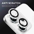 For OPPO Reno14 Global NORTHJO Camera Lens Protector CD Metal Ring Tempered Glass Film(Silver) - 3