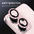 For OPPO Reno14 Global NORTHJO Camera Lens Protector CD Metal Ring Tempered Glass Film(Pink) - 3