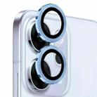 For OPPO Reno14 Global NORTHJO Camera Lens Protector CD Metal Ring Tempered Glass Film(Blue) - 2