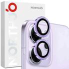 For OPPO Reno14 Global NORTHJO Camera Lens Protector CD Metal Ring Tempered Glass Film(Purple) - 1