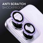 For OPPO Reno14 Global NORTHJO Camera Lens Protector CD Metal Ring Tempered Glass Film(Purple) - 3