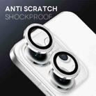 For OPPO Reno14 Pro Global NORTHJO Camera Lens Protector CD Metal Ring Tempered Glass Film(Silver) - 3