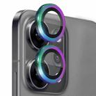 For OPPO Reno14 Pro Global NORTHJO Camera Lens Protector CD Metal Ring Tempered Glass Film(Colorful) - 2