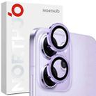 For OPPO Reno14 Pro Global NORTHJO Camera Lens Protector CD Metal Ring Tempered Glass Film(Purple) - 1
