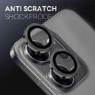 For OPPO Reno14 F 5G NORTHJO Camera Lens Protector CD Metal Ring Tempered Glass Film(Black) - 3