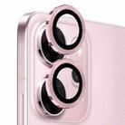 For OPPO Reno14 F 5G NORTHJO Camera Lens Protector CD Metal Ring Tempered Glass Film(Pink) - 2