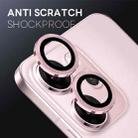 For OPPO Reno14 F 5G NORTHJO Camera Lens Protector CD Metal Ring Tempered Glass Film(Pink) - 3