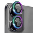 For OPPO Reno14 F 5G NORTHJO Camera Lens Protector CD Metal Ring Tempered Glass Film(Colorful) - 2