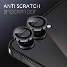 For Samsung Galaxy Z Flip7 5G NORTHJO Camera Lens Protector CD Metal Ring Tempered Glass Film(Black) - 3
