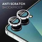 For Samsung Galaxy Z Flip7 5G NORTHJO Camera Lens Protector CD Metal Ring Tempered Glass Film(Silver) - 3