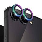 For Samsung Galaxy Z Flip7 5G NORTHJO Camera Lens Protector CD Metal Ring Tempered Glass Film(Colorful) - 2