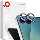 For Samsung Galaxy Z Flip7 5G NORTHJO Camera Lens Protector CD Metal Ring Tempered Glass Film(Purple) - 1