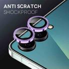 For Samsung Galaxy Z Flip7 5G NORTHJO Camera Lens Protector CD Metal Ring Tempered Glass Film(Purple) - 3