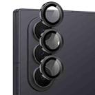 For Samsung Galaxy Z Fold7 5G NORTHJO Camera Lens Protector CD Metal Ring Tempered Glass Film(Black) - 2