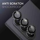 For Samsung Galaxy Z Fold7 5G NORTHJO Camera Lens Protector CD Metal Ring Tempered Glass Film(Black) - 3