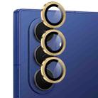 For Samsung Galaxy Z Fold7 5G NORTHJO Camera Lens Protector CD Metal Ring Tempered Glass Film(Gold) - 2