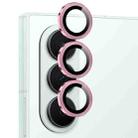 For Samsung Galaxy Z Fold7 5G NORTHJO Camera Lens Protector CD Metal Ring Tempered Glass Film(Pink) - 2