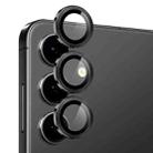 For Samsung Galaxy S25 FE 5G NORTHJO Camera Lens Protector CD Metal Ring Tempered Glass Film(Black) - 2