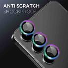 For Samsung Galaxy S25 FE 5G NORTHJO Camera Lens Protector CD Metal Ring Tempered Glass Film(Colorful) - 3
