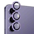 For Samsung Galaxy S25 FE 5G NORTHJO Camera Lens Protector CD Metal Ring Tempered Glass Film(Purple) - 2